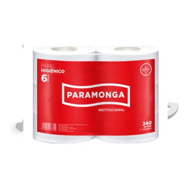 P.hig Jumbo Blanco Gofrado Pre-cort Paramonga Pq 6 Rol X 245