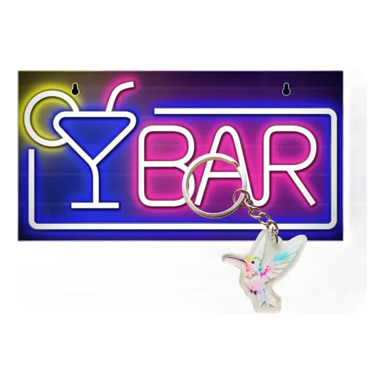 . Acrílico Cocktail Bar Letreros Led Neón Letrero Neon Bar