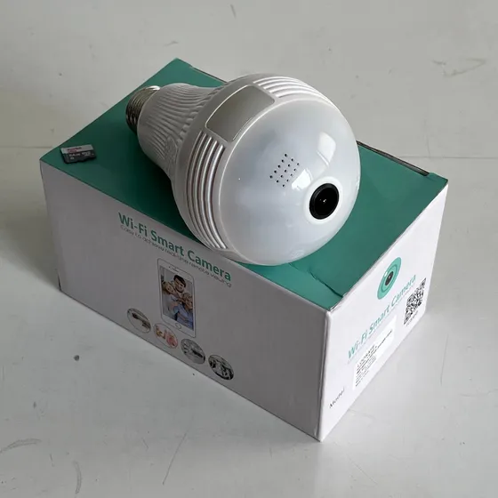 Cámara De Seguridad Ip Wifi Tipo Bombillo