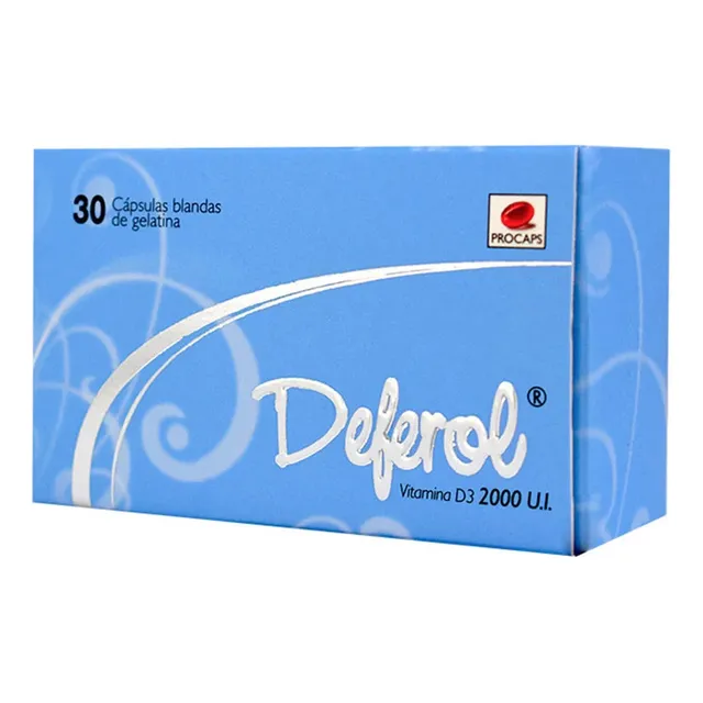 Deferol Vitamina D3 2000 Ui C*30 Cap Blandas De Gelatina