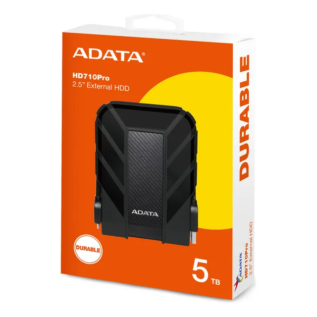 Disco Duro Externo Adata 5 Tb Hd710pro Usb 3.2 2.5'' Negro