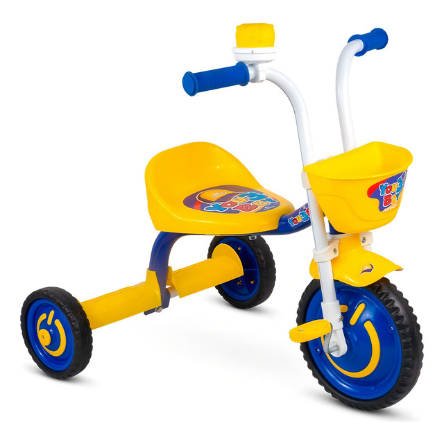 Motoquinha Triciclo 3 Rodas Meninos You 3 Boy Buzina Nathor Cor Amarelo Motoquinha Triciclo 3 Rodas Meninos You 3 Boy Buzina Nathor Cor Amarelo