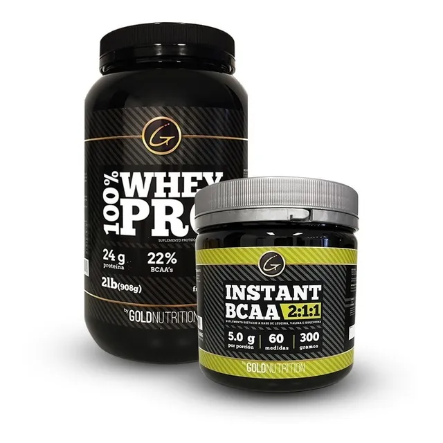 Pack Proteina - Whey Pro 2 Lb + Bcaa 300g