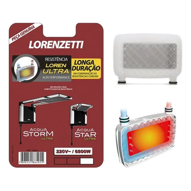 Resistencia Acqua Ultra 220v Lorenzetti.