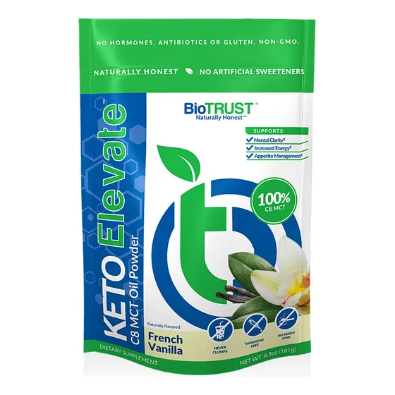 Aceite Mct En Polvo Biotrust Keto Elevate French Vanilla, 20