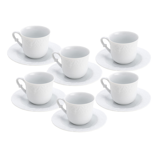 Kit De XĂcaras De CafĂ© De Porcelana Limoges Com Pires Vendange 100ml Conjunto Com 6 Peças ... Kit De XĂcaras De CafĂ© De Porcelana Limoges Com Pires Vendange 100ml Conjunto Com 6 Peças ...