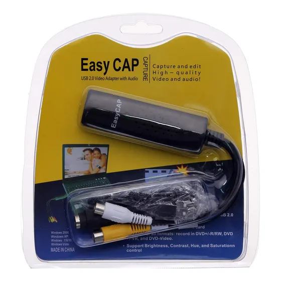 Capturadora De Video Y Audio Easycap Usb 2.0 Para Pc Rca