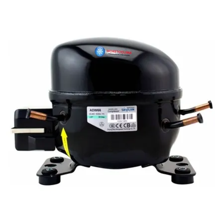 Compresor Para R-134a De 1/5 Hp Media Baja Presión Sikelan