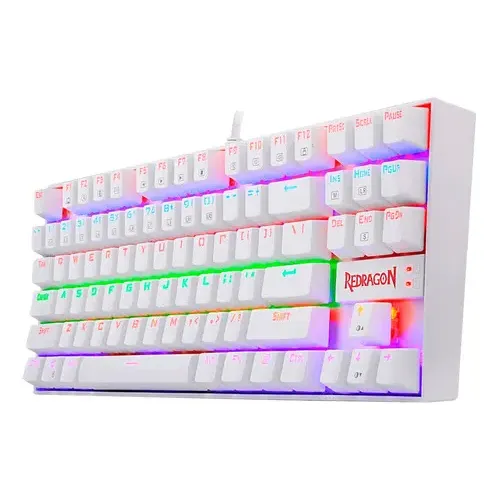 Teclado Gamer Tkl Mecanico Rgb Redragon Kumara Rainbow K552w | Cuotas sin interés