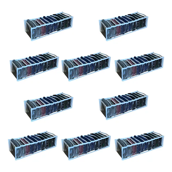 Kit 10 Colmeia Organizadora gaveta organizador porta calcinhas meia cuecas M roupas bebe Stobaza