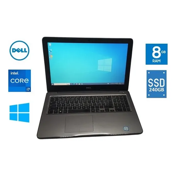 Notebook Dell Inspiron P66f 15.6 I7 7500 Ssd240 8gb Bat100%