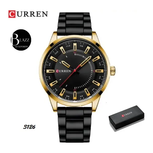 Reloj Curren 3126 De Acero Inoxidable