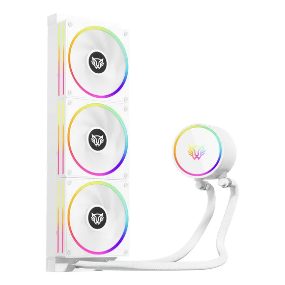 Enfriamiento Liquido 360 Hydrox Pro V2 Hx36 Rgb Tdp 300 W Led Blanco