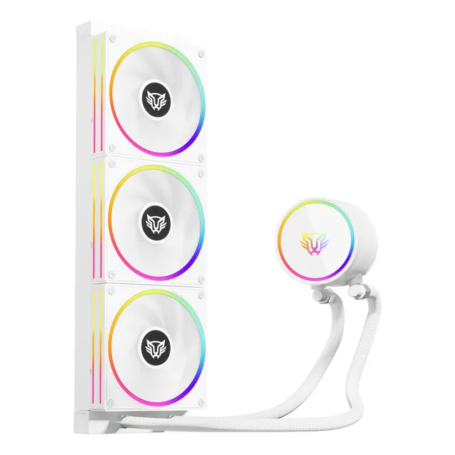 Enfriamiento Liquido 360 Hydrox Pro V2 Hx36 Rgb Tdp 300 W Led Blanco
