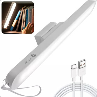 Luminária Usb Barra Recarregável Leitura Spot Ajuste Brilho Luminária Usb Barra Recarregável Leitura Spot Ajuste Brilho