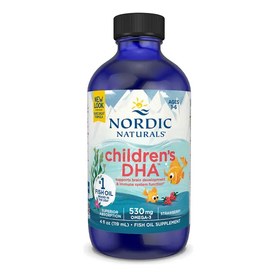 Nordic Naturals Childrens Dha Omega 3 Para Niños Fresa