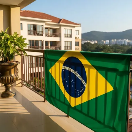 Bandeira Do Brasil Copa Do Mundo Grande 1,50m X 0,90m Brasil