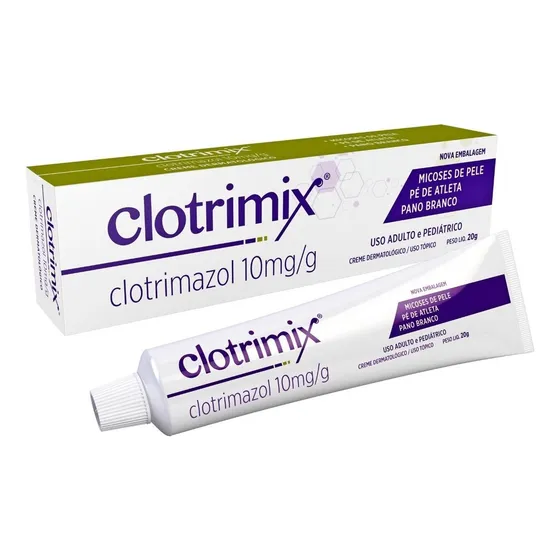 Clotrimix Cr 20g Clotrimazol Creme 20g - Micose - Frieira