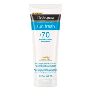 Protetor Solar Corporal Sun Fresh Fps 70 200ml Neutrogena Protetor Solar Corporal Sun Fresh Fps 70 200ml Neutrogena