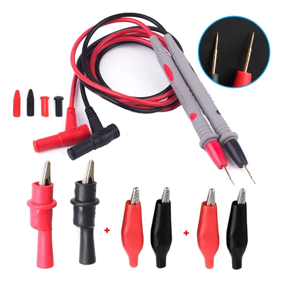 Kit Punta Multimetro Digital Prueba Cable Universal 20amp