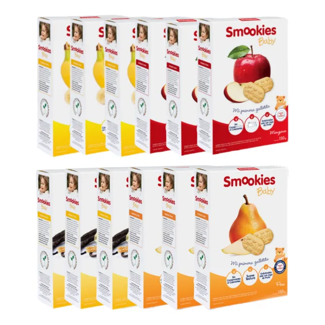 Smookies Mix Sabores X 12 Unidades 150grs