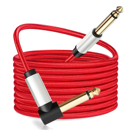 Cable De Guitarra De 6 Pies Para Guitarra Eléctrica, Bajo