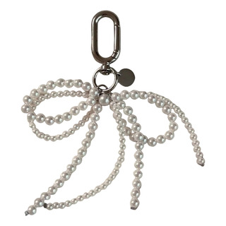 Colgante Con Forma De Lazo Y Perlas Con Cuentas, Moderno Lla Colgante Con Forma De Lazo Y Perlas Con Cuentas, Moderno Lla