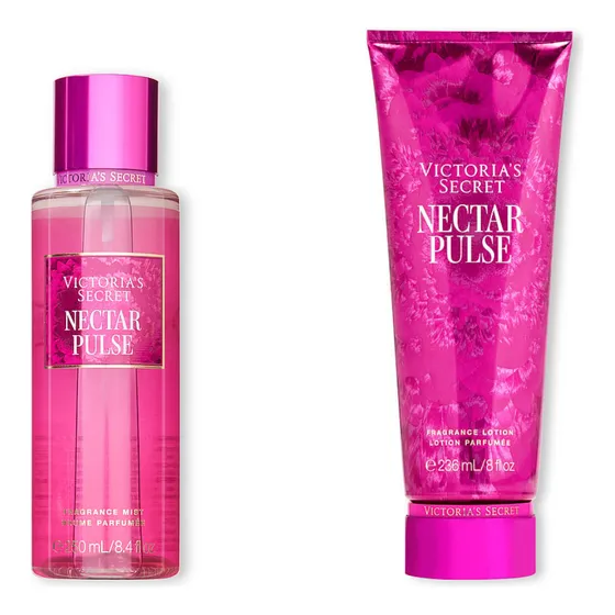 Victorias Secret Nectar Pulse, Body Splash Perfume + Locion