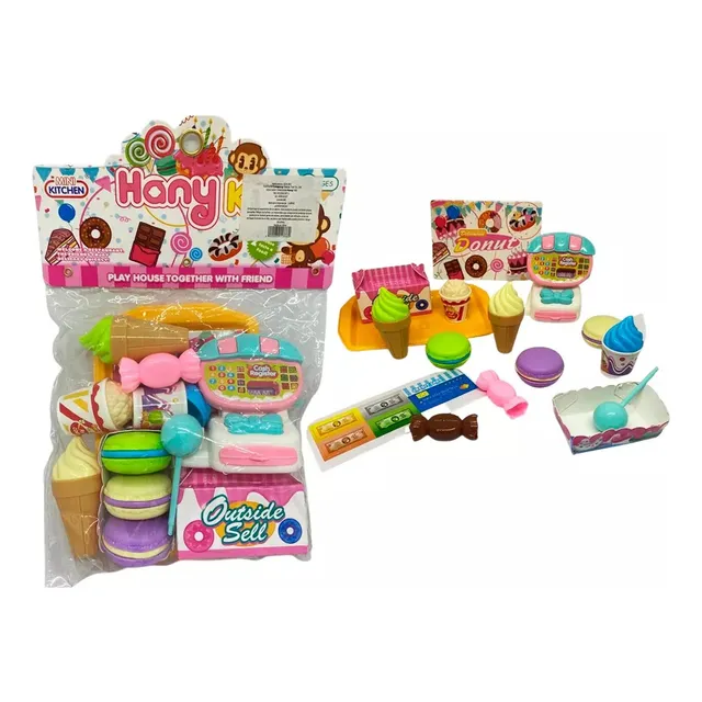 Postres De Juguete Set Alimentos Helados Dulces Juguete
