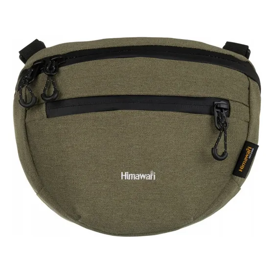 Himawari - Riñonera De Poliéster H1019b-4 - Verde Diseño De La Tela Liso