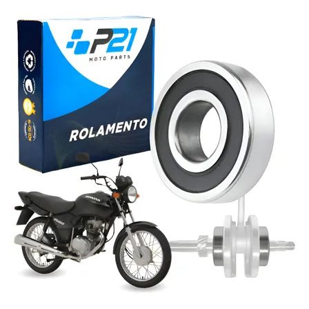 Rolamento 63/28 Virabrequim Honda Cg 125 2rs Vedado Dir/esq