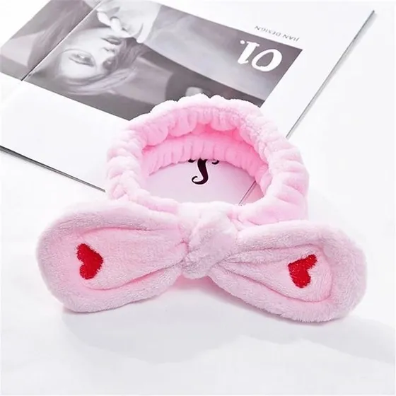 Vincha Polar Makeup Rosado