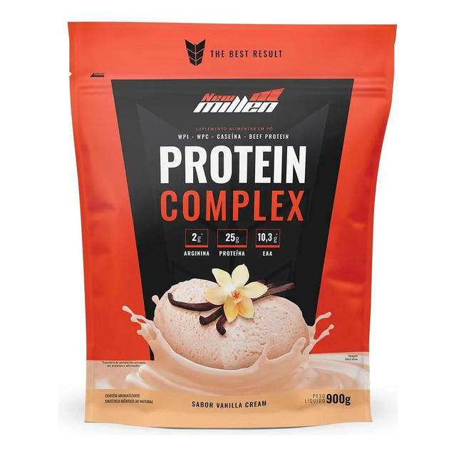 Suplemento En Pó New Millen Premium Proteínas Sabor Baunilha X 900g Suplemento En Pó New Millen Premium Proteínas Sabor Baunilha X 900g