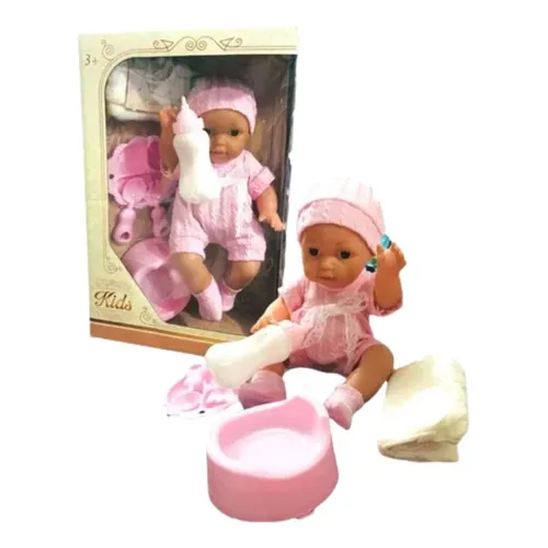 Muñeca Bebe Kids Mis Primeras Comiditas Accesorios