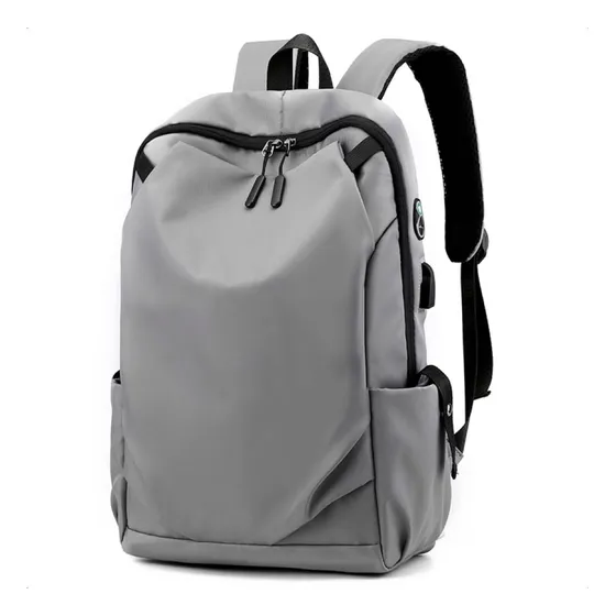 Mochila Lebag Slim Executiva 15l Feminina Masculina. Cor Cinza 2 Desenho Do Tecido Liso