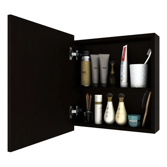 Gabinete Espejo Maderkit Color Wengue P00063