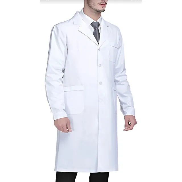 Bata De Laboratorio Blanca Nueva Tallas M, L Y Xl.