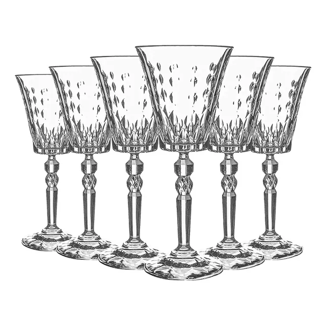 Juego De 6 Copas De Cristal Vino Flauta Marilyn Monroe Rcr