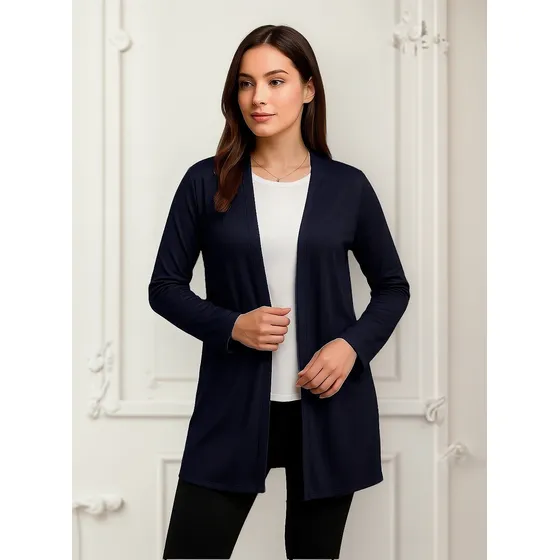 Saco Kimono Spolverino Mujer Talle Grande Seda Fría