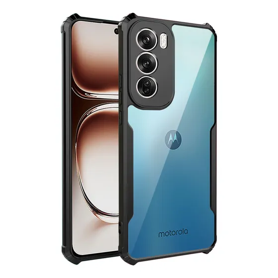 Qwyj Funda Uso Rudo Para Motorola Moto Edge Protección Case