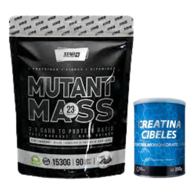 Mutant Mass Star Nutrition 1,5kg + Creatina Cibeles 350g