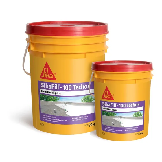 Membrana Líquida Sika Sikafill -100 Techos 20kg + 4kg