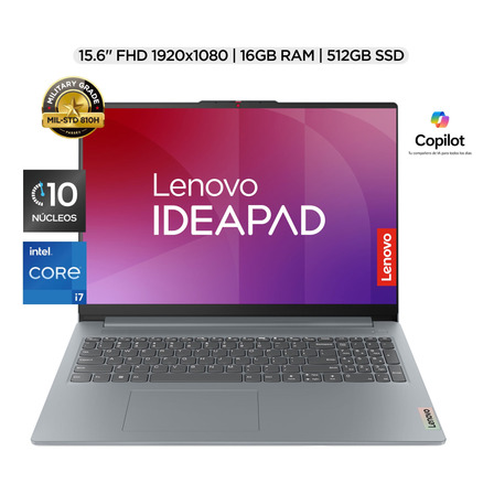 Laptop Lenovo Ideapad Slim 3 I7 16gb 512ssd Artic Grey Laptop Lenovo Ideapad Slim 3 I7 16gb 512ssd Artic Grey