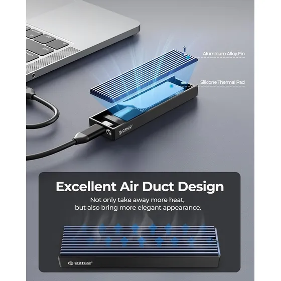 Lector De Discos Duros Ssd M.2 Uasp Para Nvme Ssd Usb 3.1 Ge