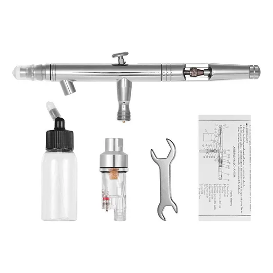 Par De Kit De Aerógrafo Portátil Con Potencia De Succión