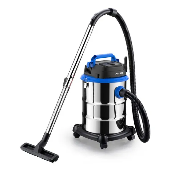 Aspiradora De Bidon Agua Y Polvo Potente Allied 2000w Dimm Color Plateado