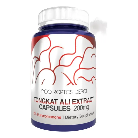 Suplemento Nootropics Tongkat Ali 200mg 60 Capsulas