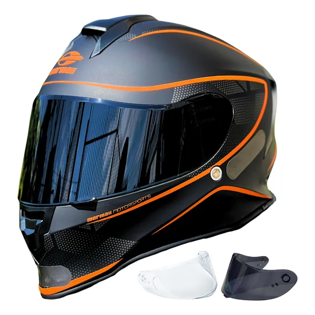 Capacete Mormaii Integral Preto Fosco Adulto.