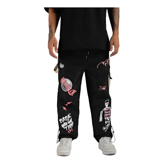 Jogger Aurelius Tukson Urbano Con Dibujos Y Bolsillos