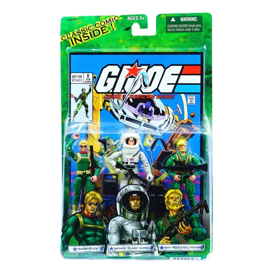 Gi Joe Real American Hero Short-fuze Flash Rock 'n Roll Msi